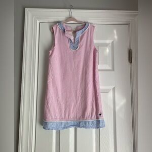 Seersucker dress , perfect for summer. Youth small. Properly tied brand